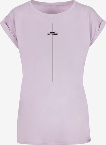T-shirt 'Think Different' Merchcode en violet : devant