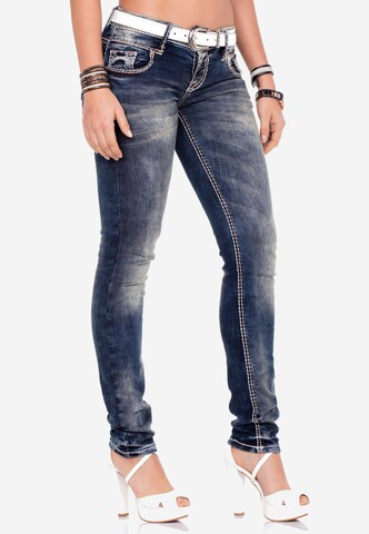 CIPO & BAXX Slimfit Jeans 'Valley' in Blau