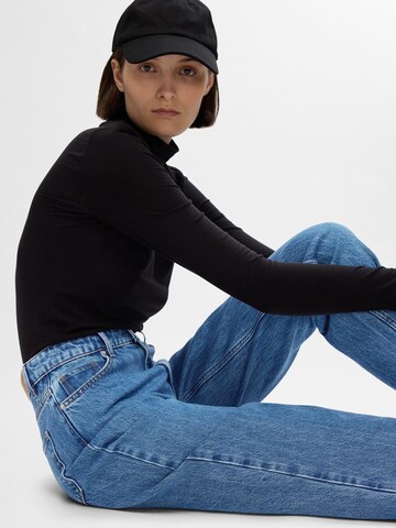 SELECTED FEMMEregular Traperice 'KATJA' - plava boja