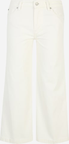 TOMMY HILFIGERWide Leg/ Široke nogavice Traperice - bijela boja: prednji dio