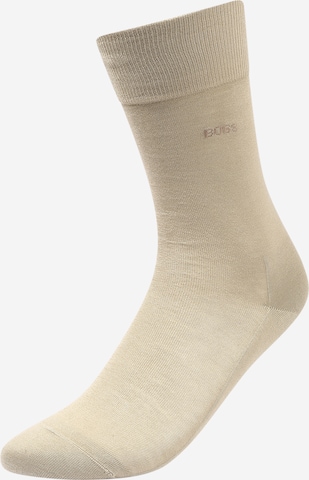 Chaussettes 'George' BOSS Orange en beige : devant