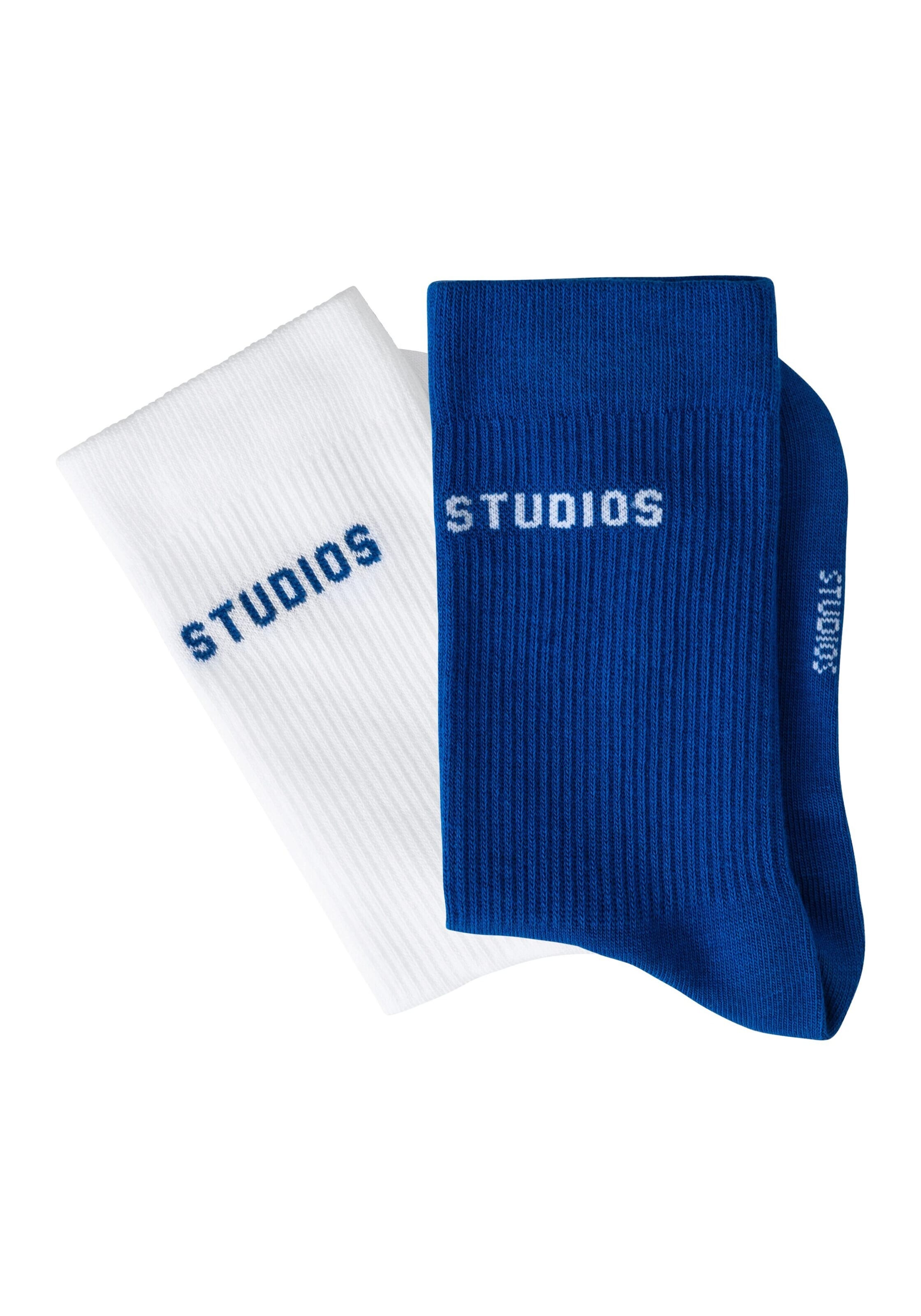 Chaussettes de sport Copenhagen Studios en bleu : devant