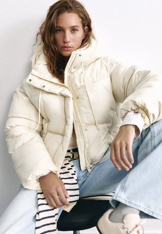 Pull&Bear Prehodna jakna | bež barva: sprednja stran