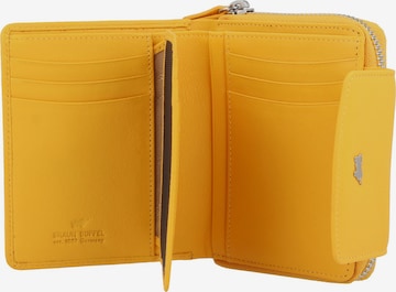 Braun Büffel Wallet 'Joy' in Yellow