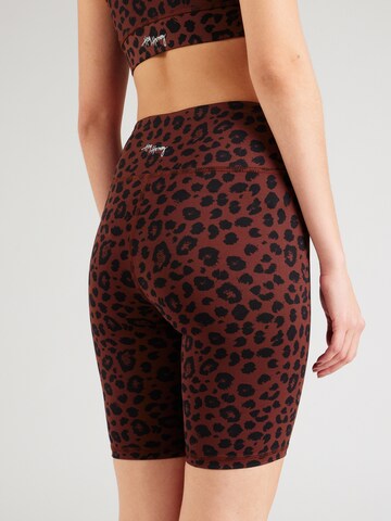 Hey Honey Skinny Workout Pants in Brown