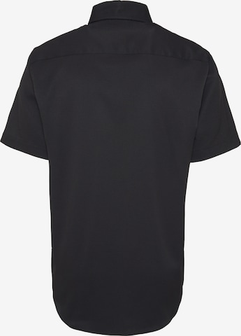DENIM CULTURE Regular fit Button Up Shirt 'PATRICK' in Black