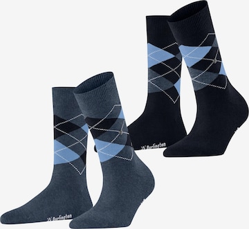 BURLINGTON Socken 'Everyday Argyle' in Blau: Vorderseite