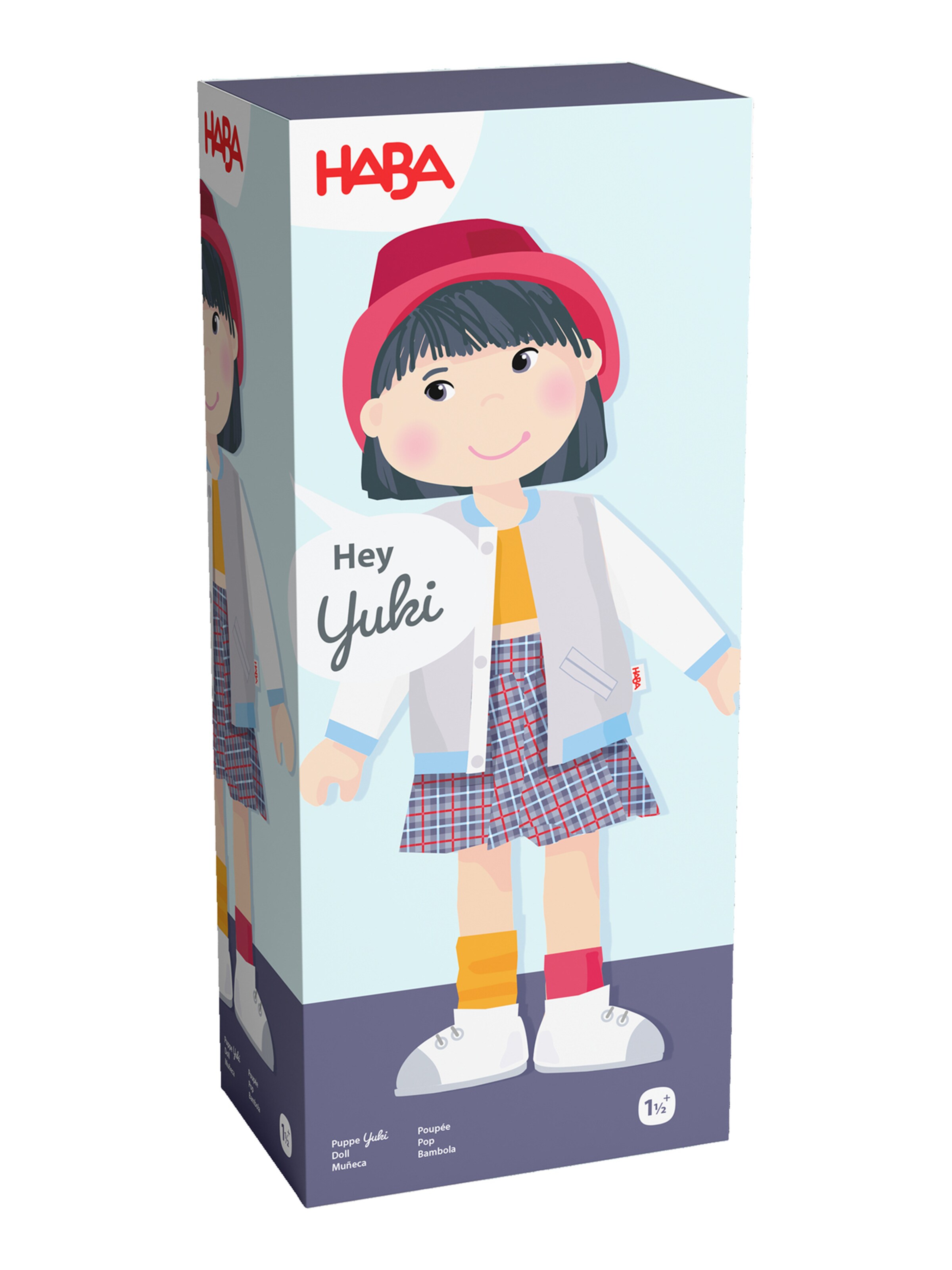 HABA Knuffels 'Kuschelpuppe' in Lila