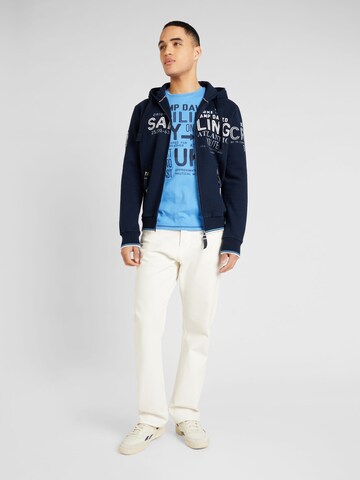 CAMP DAVID Sweatjacke 'Atlantic Crossing' in Blau