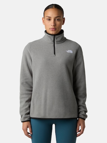 THE NORTH FACE Спортивный свитшот 'Glacier' в Серый: спереди