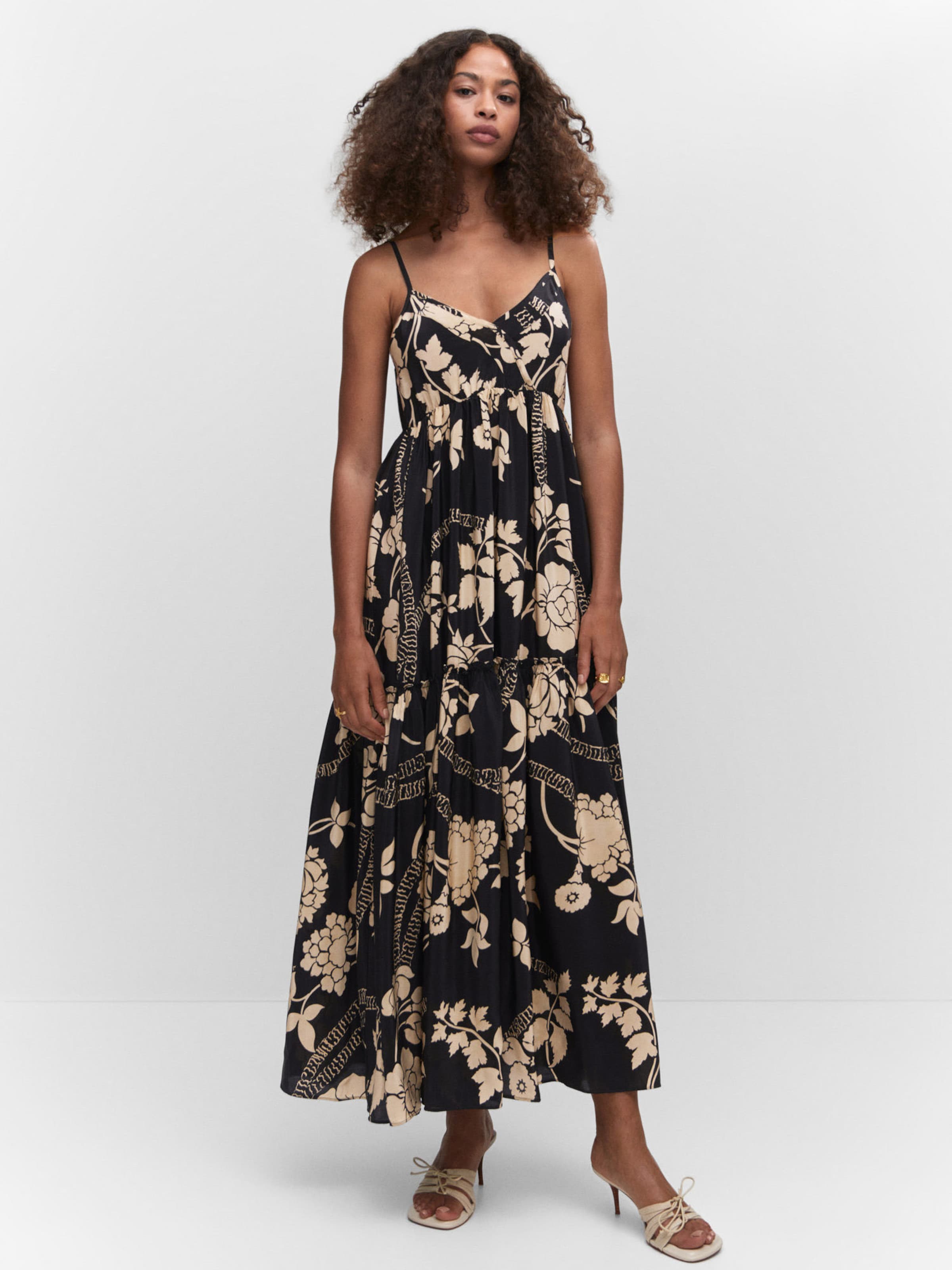 Robe a fleur mango new arrivals