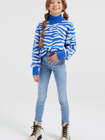 WE Fashion Pullover in Blau