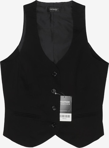 Orsay Weste XXS in Schwarz: Vorderseite
