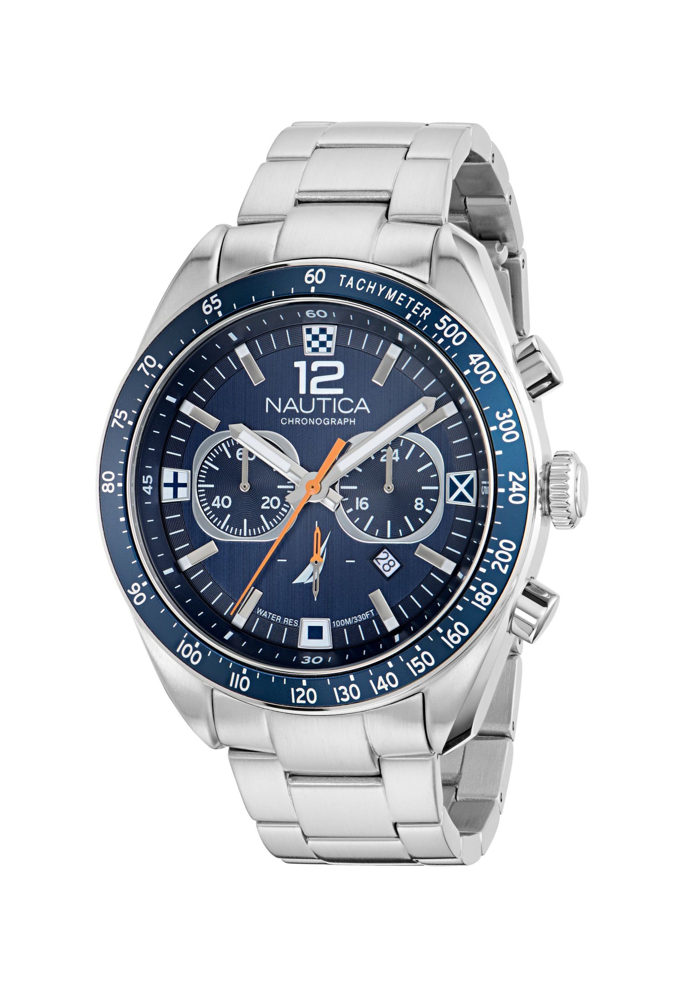 Montre à affichage analogique ' KEDGE ' NAUTICA en argent