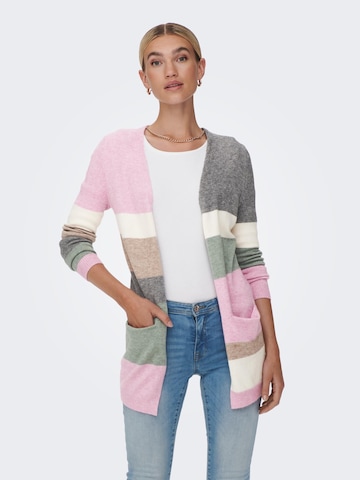 Cardigan ONLY en gris : devant