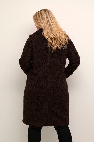 KAFFE CURVE Between-Seasons Coat 'Anni' in Brown