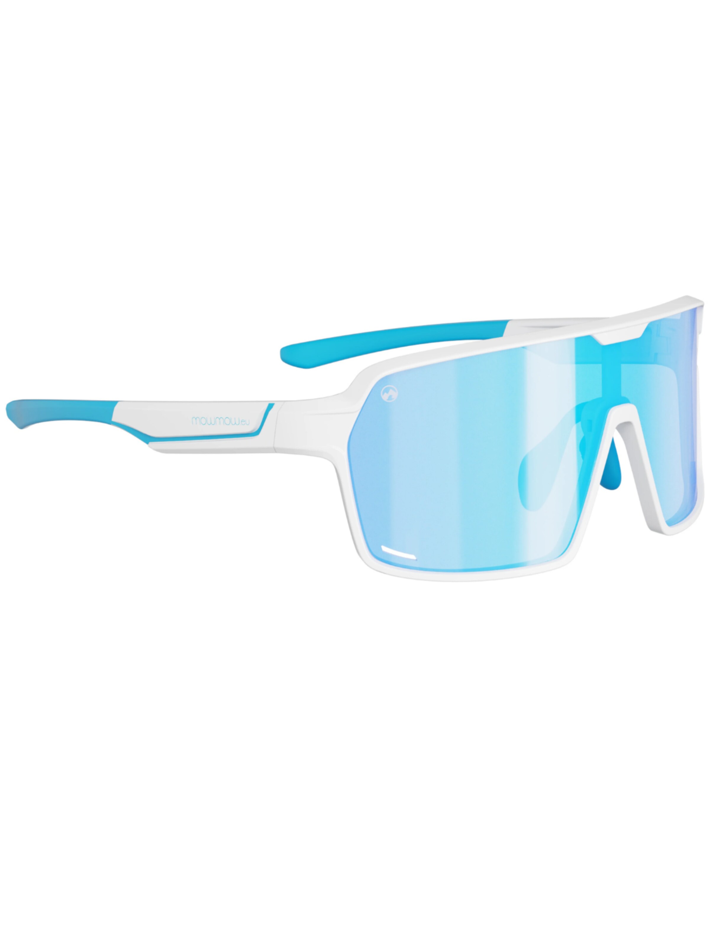 Mowmow Sportzonnebril 'MowMow Titan Sunglasses - Sports Glasses - Cycling Glasses - Men - Women' in Blauw