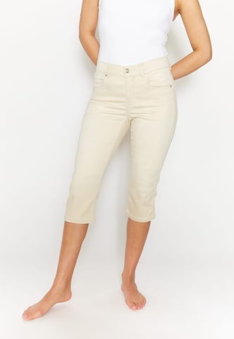 Angels Slim fit Jeans in Beige: front