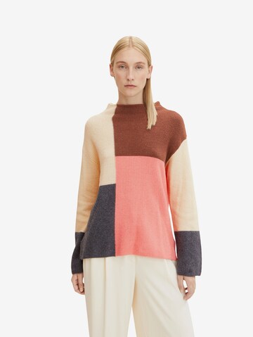 TOM TAILOR Sweater in Pink: front