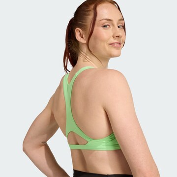 ADIDAS PERFORMANCE Bustier Sport-BH 'Aeroimpact Luxe' in Grün