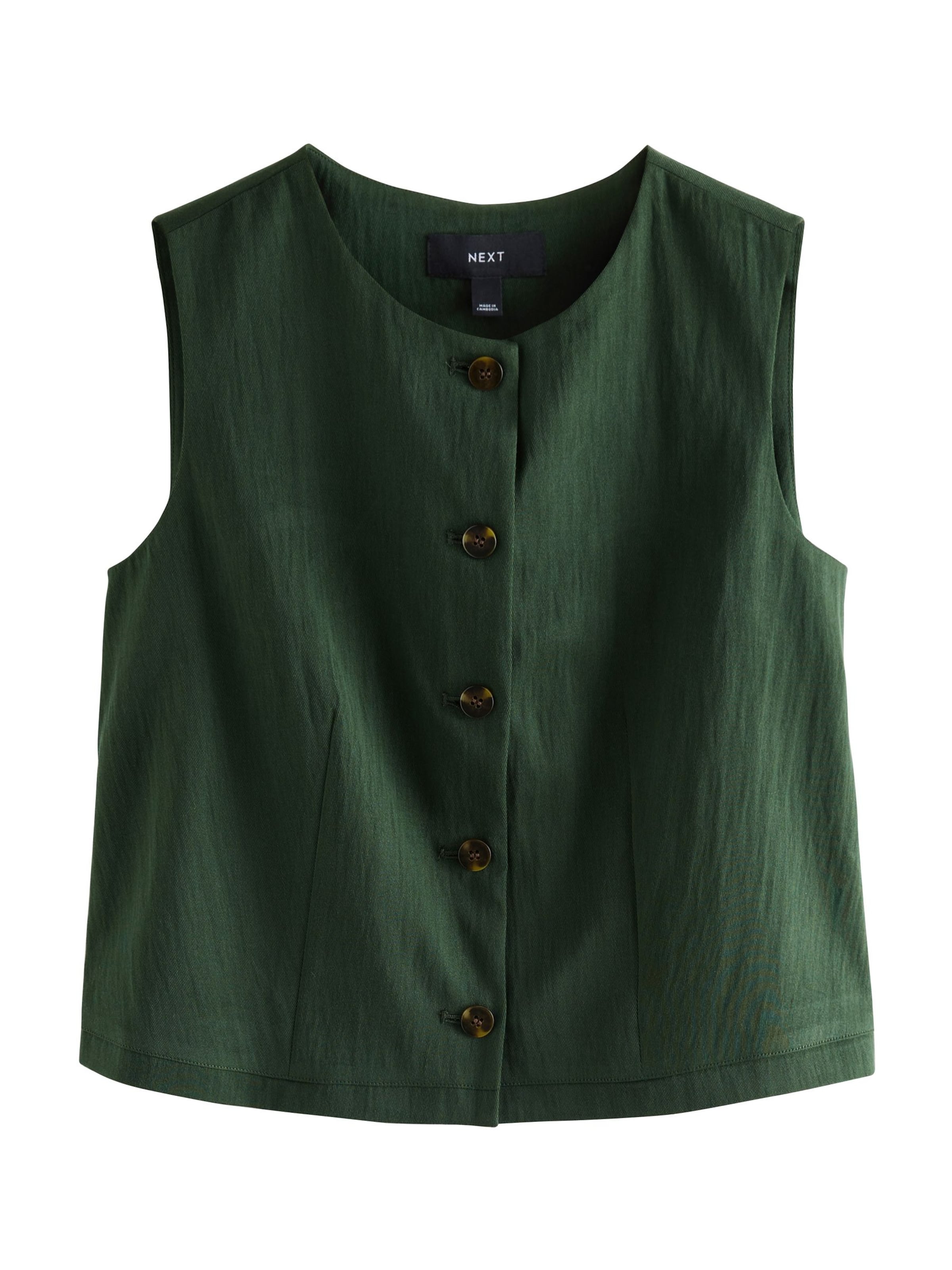 Gilet da completo di Next in verde: frontale