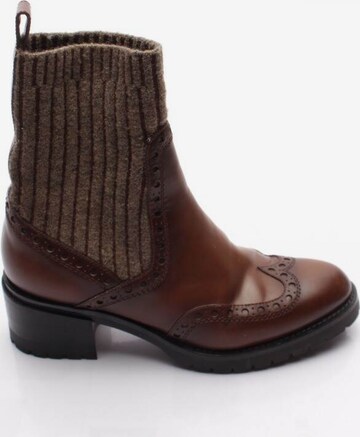 Santoni Dress Boots in 37 in Brown: front