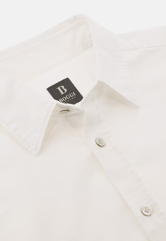 Coupe regular Chemise 'B Sustainable' Boggi Milano en blanc