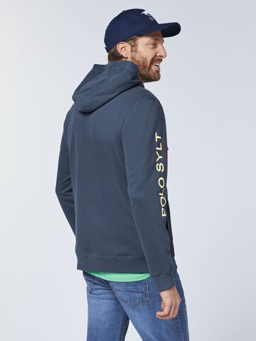 Polo Sylt Zip-Up Hoodie in Blue