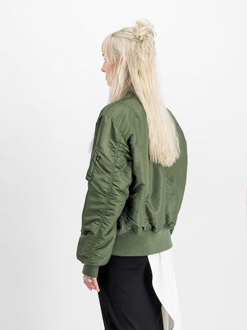 ALPHA INDUSTRIES Átmeneti dzseki 'MA-1 Heritage' - zöld