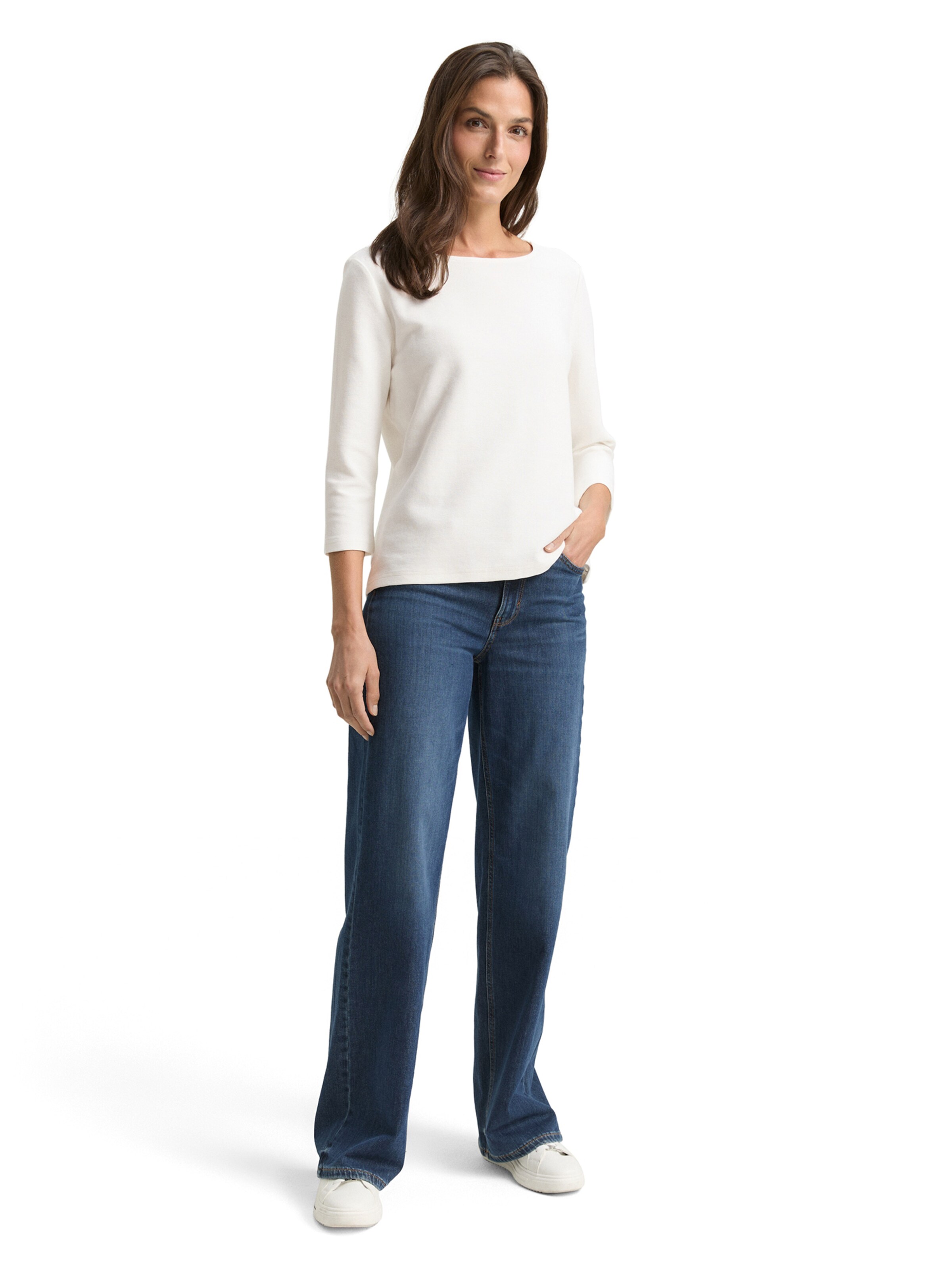 TOM TAILOR - Camisa em branco