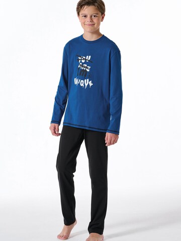 SCHIESSER Pajamas in Blue