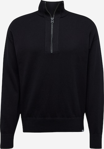 JACK & JONES Sweater in Black: front