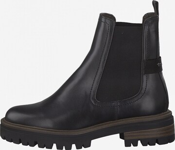 TAMARIS Chelsea boots in Zwart