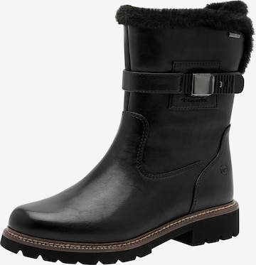 Bottines Tamaris en noir : devant