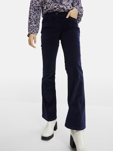 Regular Pantalon bonprix en bleu : devant