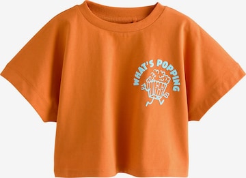 T-Shirt Next en orange : devant
