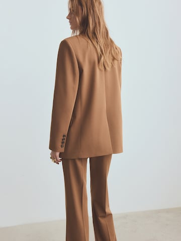 MANGO Blazer 'Milano' in Brown