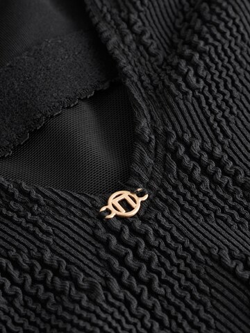 Bustier Maillot de bain modelant Next en noir