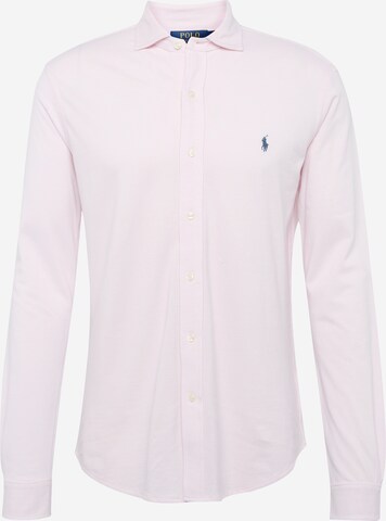 Polo Ralph Lauren Slim fit Overhemd in Roze: voorkant