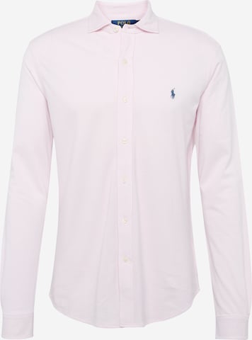 Polo Ralph Lauren Slim fit Overhemd in Roze: voorkant