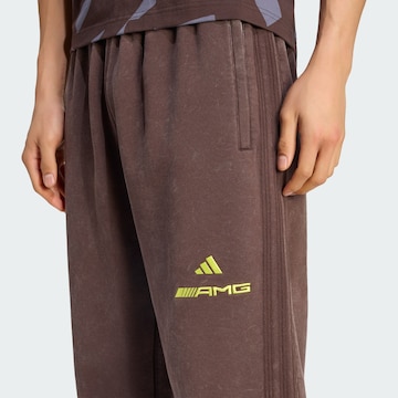 ADIDAS PERFORMANCE Loosefit Sporthose in Braun