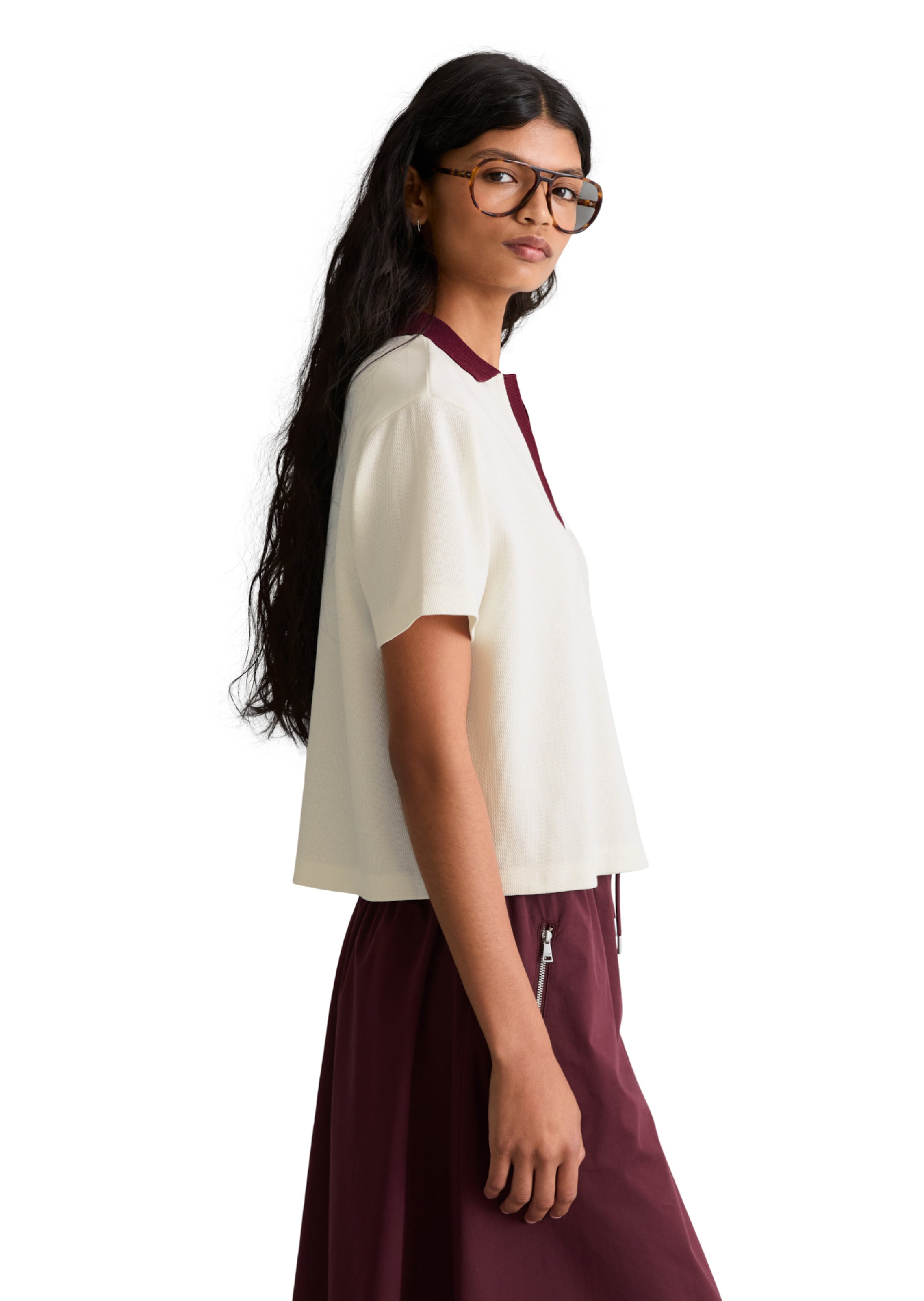 T-shirt Marc O'Polo DENIM en blanc