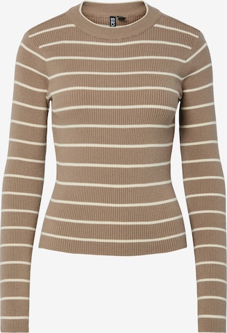 Pullover di PIECES in grigio: frontale