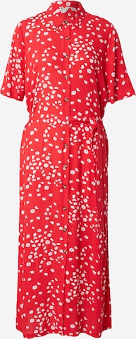 ROXY Платье-рубашка 'ISLAND ESCAPE' в Красный: спереди