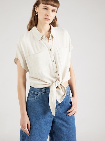 PIECES Blouse 'VINSTY' in Beige: front