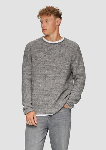 QS Pullover in Grau: Vorderseite