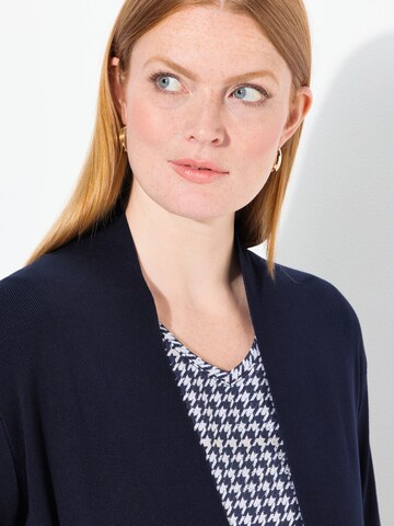 Ulla Popken Strickjacke in Blau