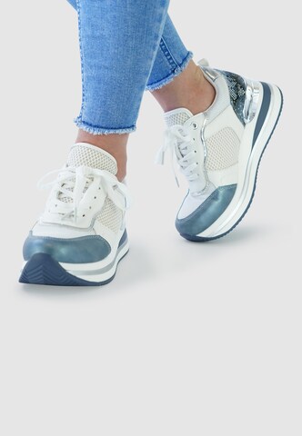 Lady Glory Platform trainers 'Vita' in Blue