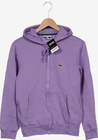 LACOSTE Sweatshirt & Zip-Up Hoodie in M in Purple: front