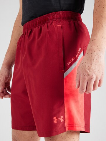 UNDER ARMOUR Regular Sportshorts in Rot